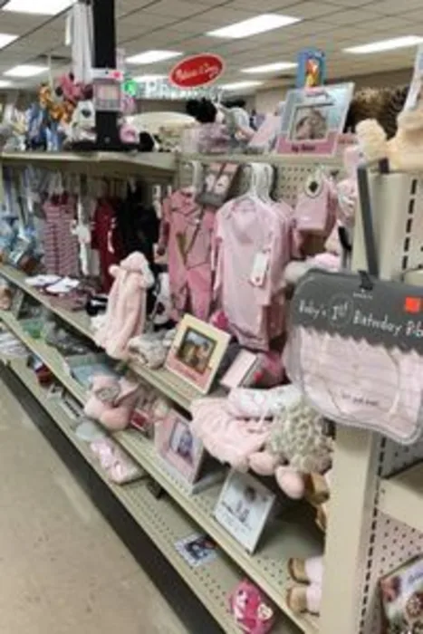 Gift shop and store display inside Delta Drug