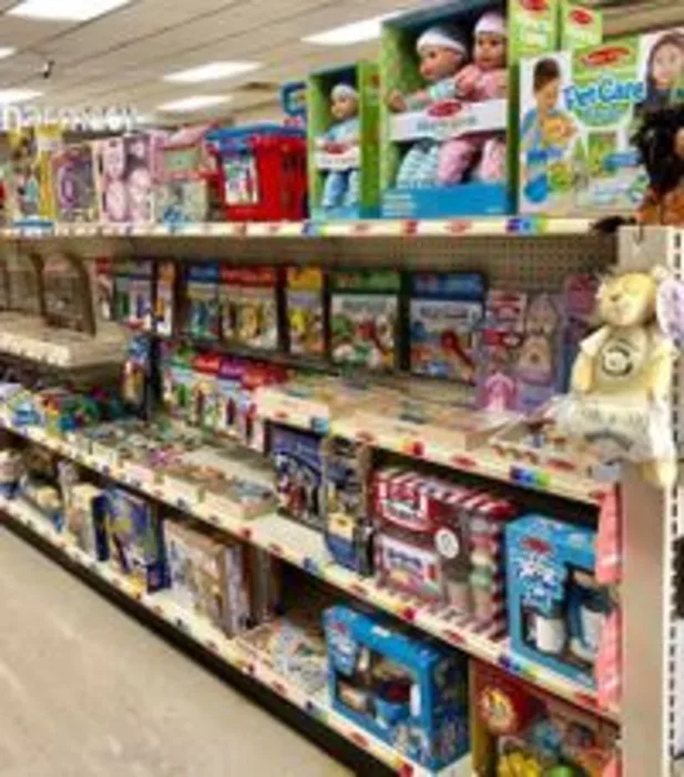 Gift shop and store display inside Delta Drug