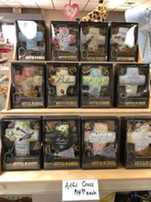 Gift shop and store display inside Delta Drug