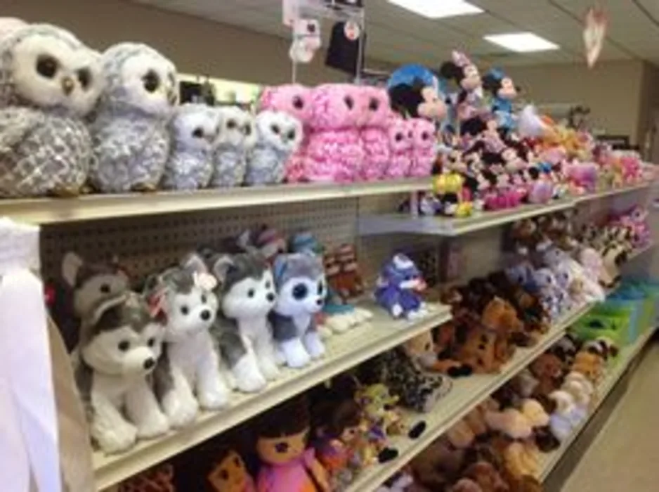 Gift shop and store display inside Delta Drug