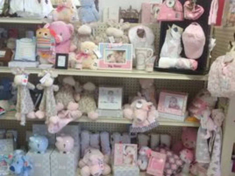 Gift shop and store display inside Delta Drug