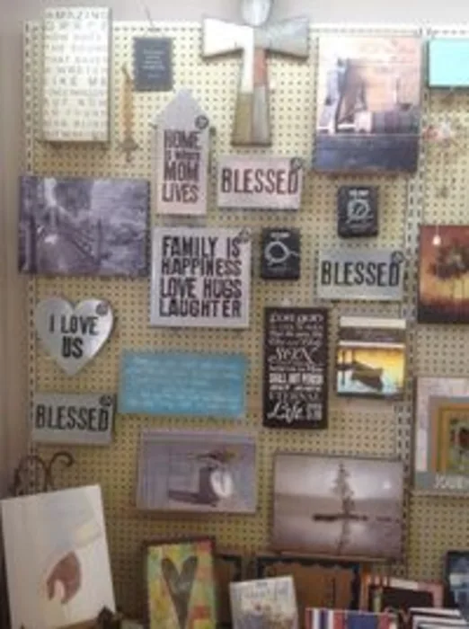 Gift shop and store display inside Delta Drug